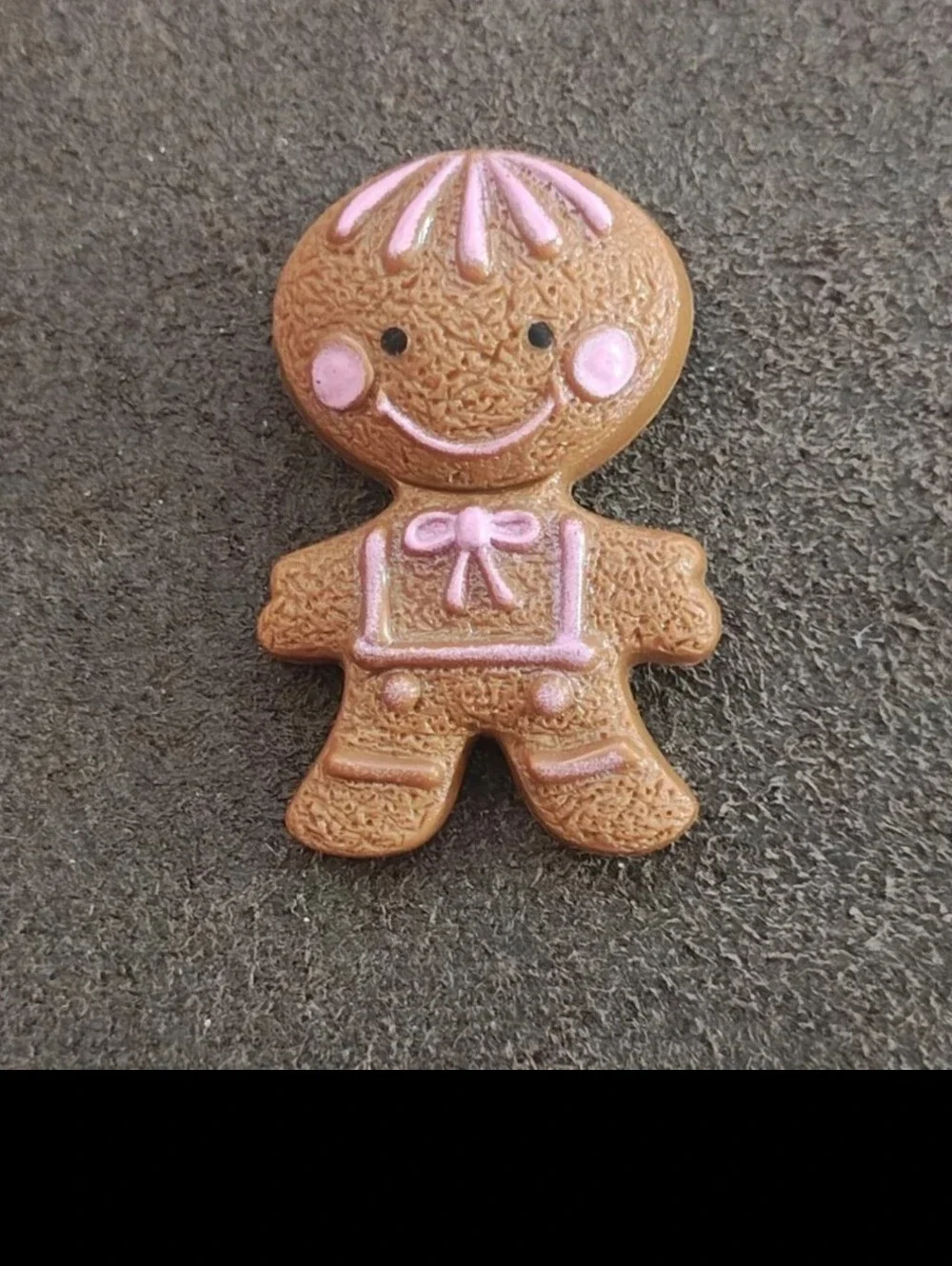 1972 Avon Gingerbread Man Pin Pal Fragrance Glacé Brooch Pin.